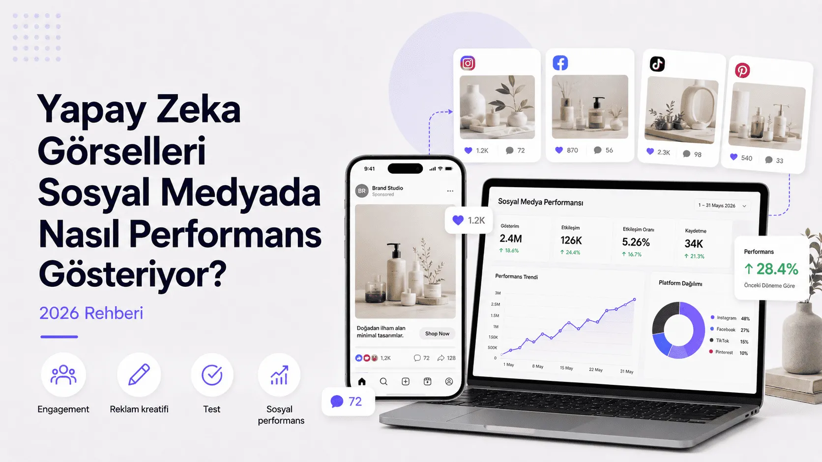 Yapay Zeka Görselleri Sosyal Medyada Nasıl Performans Gösteriyor?