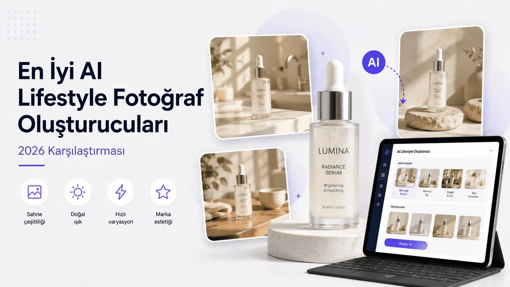 En İyi AI Lifestyle Fotoğraf Oluşturucuları (2026 Karşılaştırması)