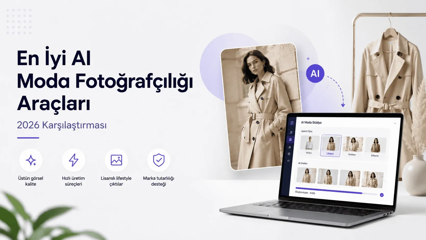 En İyi AI Moda Fotoğrafçılığı Araçları (2026 Karşılaştırması)
